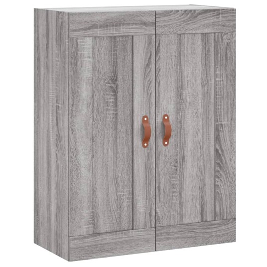 vidaXL Highboard grå sonoma 69,5x34x180 cm konstruert tre 8720845492137