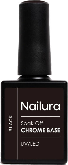 Nailura Chrome Base Gel 10 ml Black