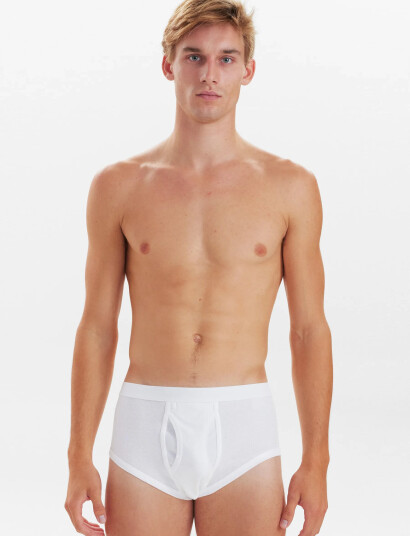 JBS Jbs Briefs With Fly Original. White XXL JBS Jbs Briefs With Fly Original. White XXL