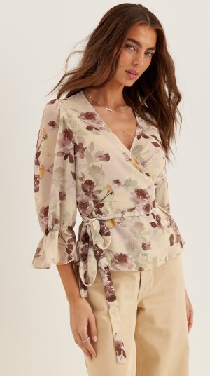 Ida Sjöstedt Mary beth Wrap Blouse