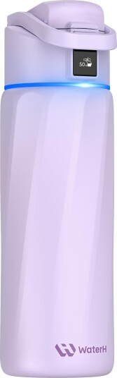 WaterH Boost Smart drikkeflaske med væsketracker - 710 ml - Lilla WaterH Boost Smart drikkeflaske med væsketracker - 710 ml - Lilla