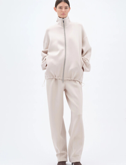 REMAIN Birger Christensen Soft Zipped Jacket Beige 36 REMAIN Birger Christensen Soft Zipped Jacket Beige 36