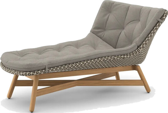 Dedon Mbrace daybed teak AXQ teak 0205 pepper 0115