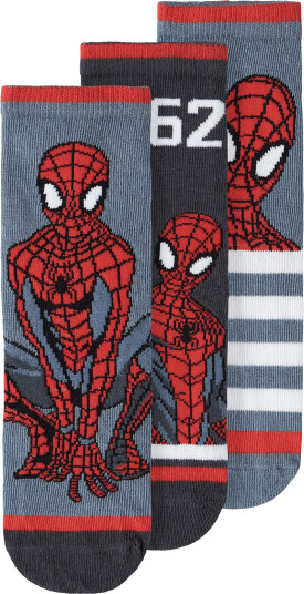 Name It Nmmmandres Spider 3P Sock Mar Blue 22 24 Name It Nmmmandres Spider 3P Sock Mar Blue 22 24