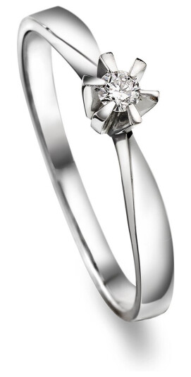 Isabella ring hvg m/dia 0,05 w.si, størrelse 52