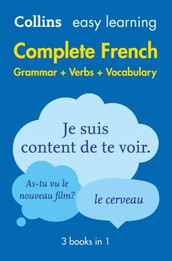 Easy Learning French Complete Grammar, Verbs And V Av Collins Dictionaries