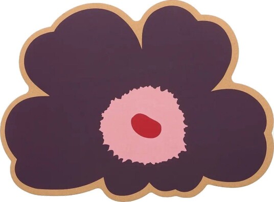 Marimekko Home Unikko Cork Placemat - CORK, PLUM, PINK, CRANBERRY - 45