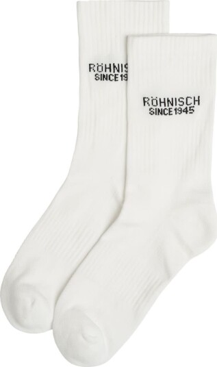 Röhnisch Women's 2-Pack Logo Socks White 39-41, White