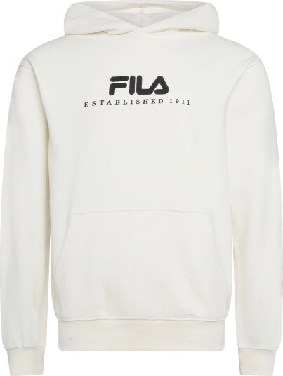FILA Valsera Regular Brushed Hoodie EGRET BLACK M