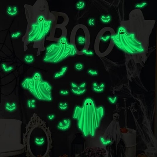 Halloween Blodige Demon Vindusklistremerker