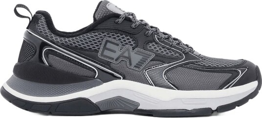 EA7 Sneaker PEWTER+BLACK+PEARLIZ 42