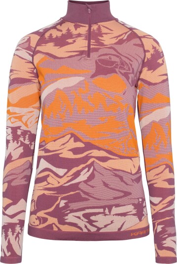 Kari Traa Women's Mille Half Zip Plum XS/S