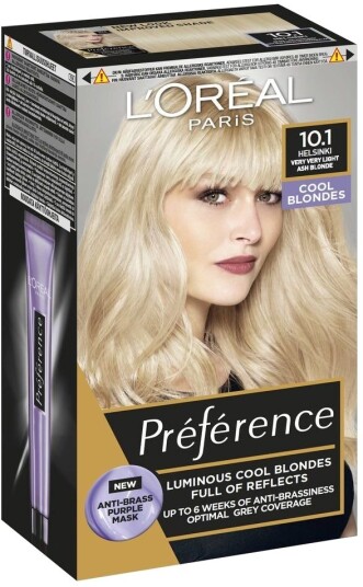 L'Oréal Paris Préférence Hårfarge – 1 Stk. 10.1 Helsinki L'Oréal Preference Hårpleie Hårfarge & Tilbehør Hårfarge