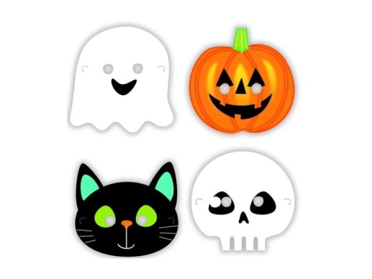 Amscan Halloween Friends Masker 8 Stk