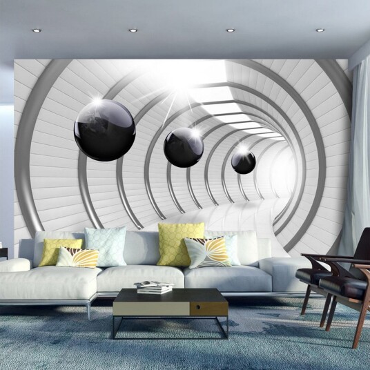Fototapet Futuristic Tunnel 100x70 - Artgeist sp. z o. o.