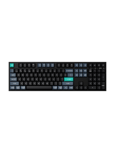 Keychron B36 Wireless Tri Mode Tastatur Nordisk Svart Keychron B36 Wireless Tri Mode Tastatur Nordisk Svart