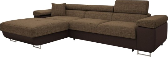 Gabina Sofa med Divan 3 seter   Brun