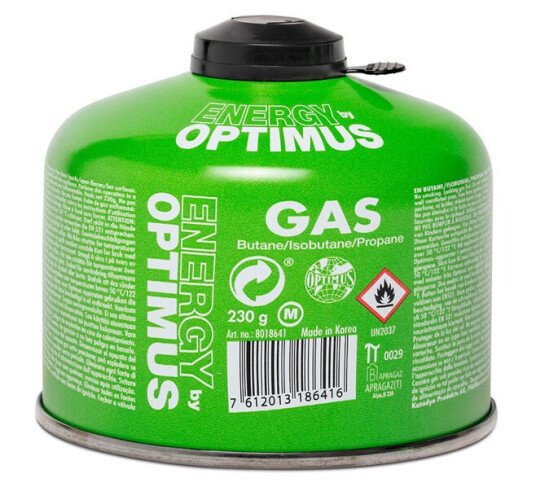 Optimus gassboks 230g (butan/isobutan/propan)