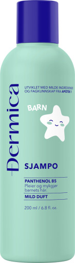 Dermica Barn sjampo 200 ml Dermica Barn sjampo 200 ml