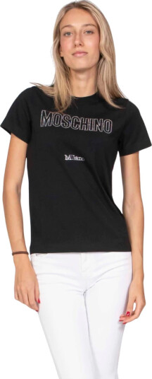 Moschino Dame Topper Svart L,