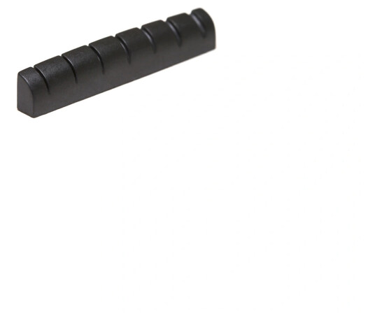 Graph Tech Pt-6700-00 Svart Tusq Xl Slotted Nut, 7-String, Rounded, Flat