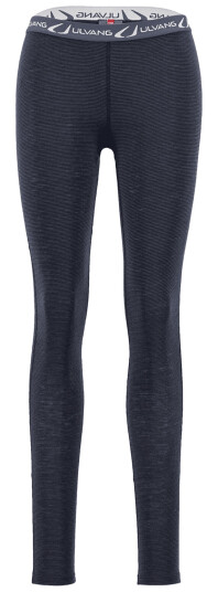Ulvang Rav 100% Pants , ullongs dame L blåCK/gråNITE