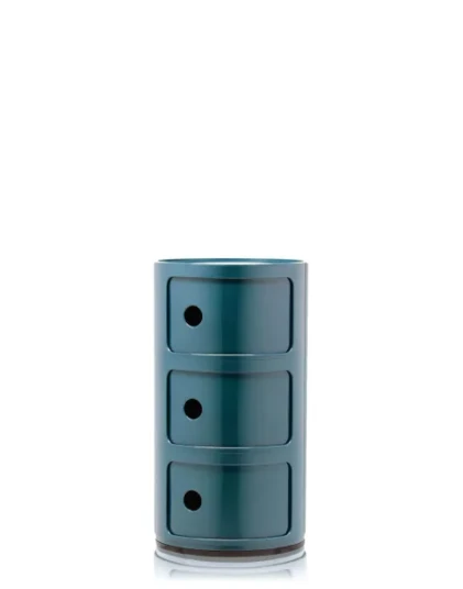 Kartell Componibili Classic Oppbevaring med 3 Rom Blå Kartell Componibili Classic Oppbevaring med 3 Rom Blå