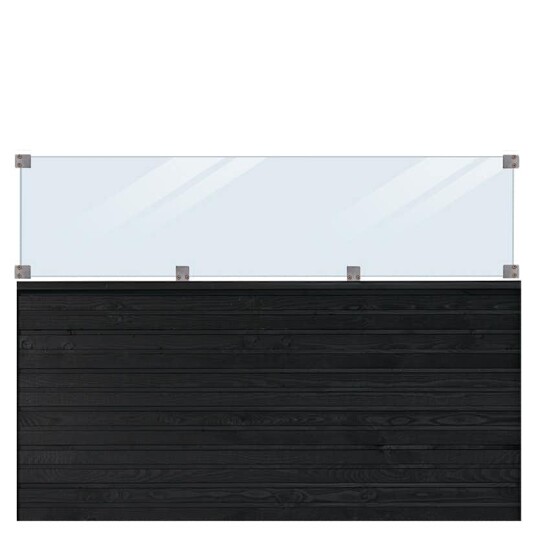 Levegg PLUS Plank med Glass 174x125