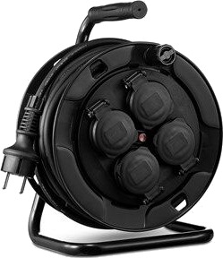 Andersson 4-way Cable Reel Outdoor 15m IP44