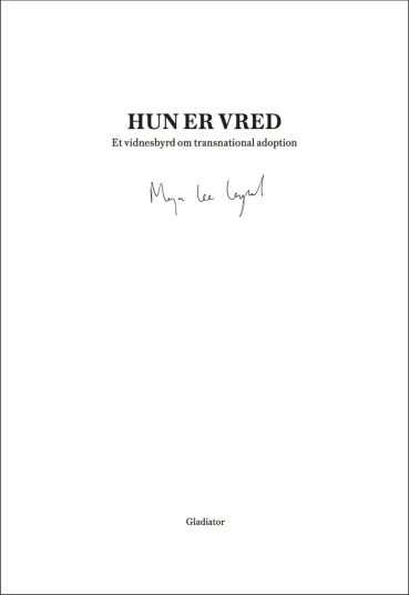 Hun Er Vred Av Maja Lee Langvad