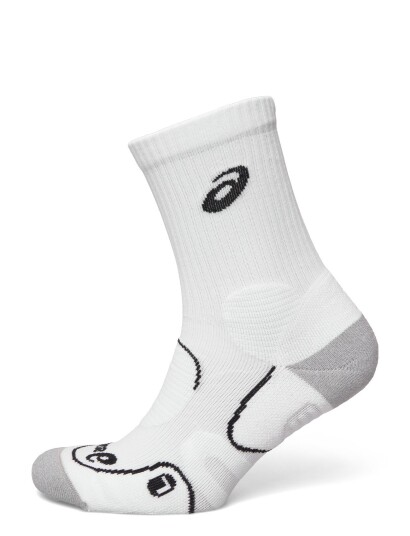 Asics Court+ Tennis Crew Sock White L