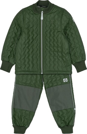 mikk-line Duvet Set W. Fleece - KOMBU GREEN - 74