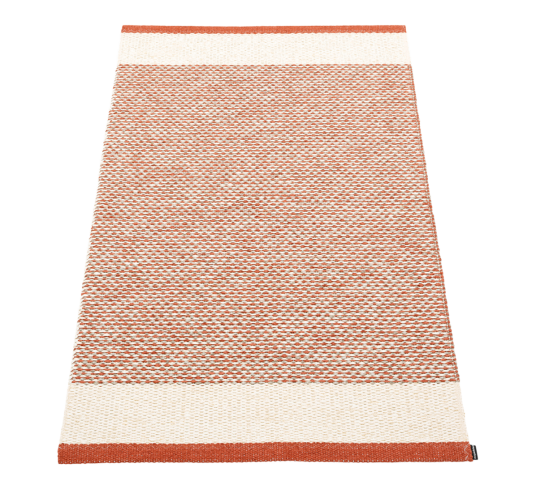 Pappelina Edit matte brick vanilje lin metallic 85x160 cm