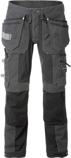 Fristads Hantverkarbyxa Stretch 2530 Cyd Grå/svart C46
