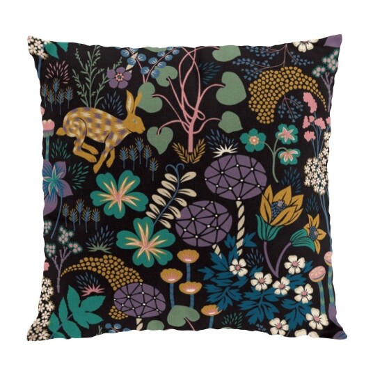 Arvidssons Textil Lyckeflykt putetrekk 47 x 47 cm Sort