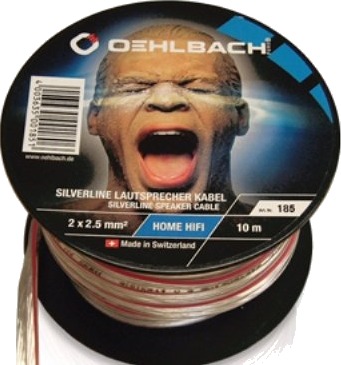 Oehlbach Silverline Speacker Cable 20 M Gjennomsiktig
