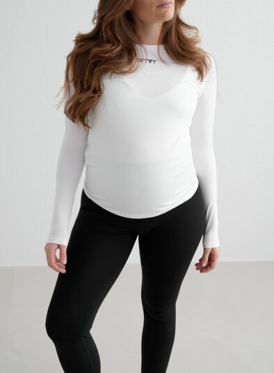 aim´n Soft Basic Maternity Long Sleeve - White - S