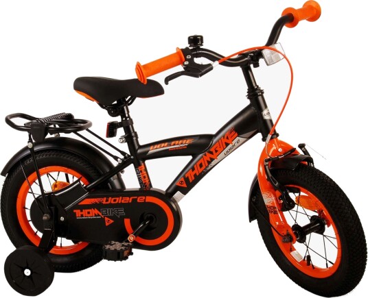 Volare Thombike Sykkel 12 Tommer, Black/orange