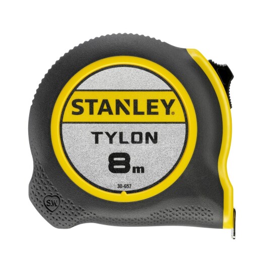 Stanley tylon kort målebånd av stål 8m Stanley tylon kort målebånd av stål 8m