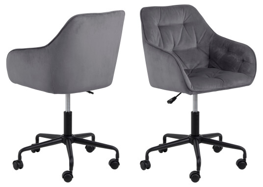 Nordform Brooke kontorstol velour grå. 1681704-01-0 1682495-04-0 Nordform Brooke kontorstol velour grå. 1681704-01-0 1682495-04-0