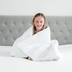 Huggedâ® Hugged Bambus sengetøy barn 100x140 cm Hvit, 100x140cm