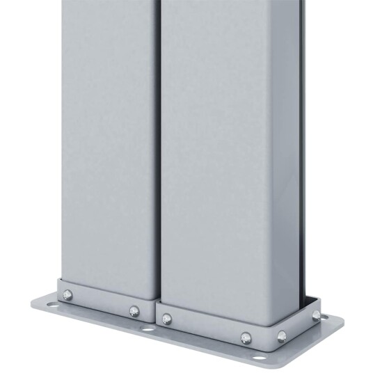 vidaXL Uttrekkbar sidemarkise 160x1200 cm antrasitt