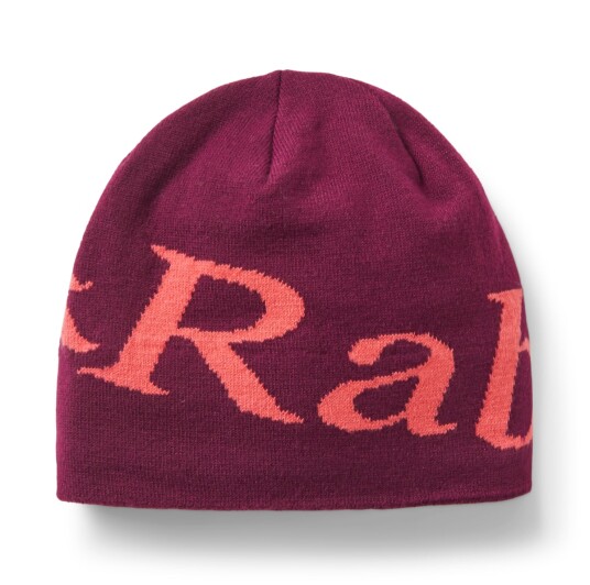Rab Logo Beanie Mulberry/hibiscus One Size