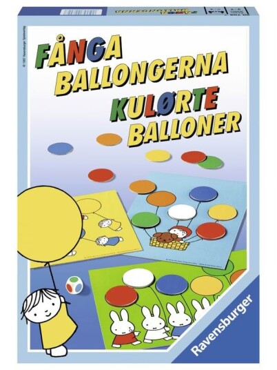 Ravensburger Kulørte Balloner Brettspill for Barn 3+ - 15 Min Spilltid