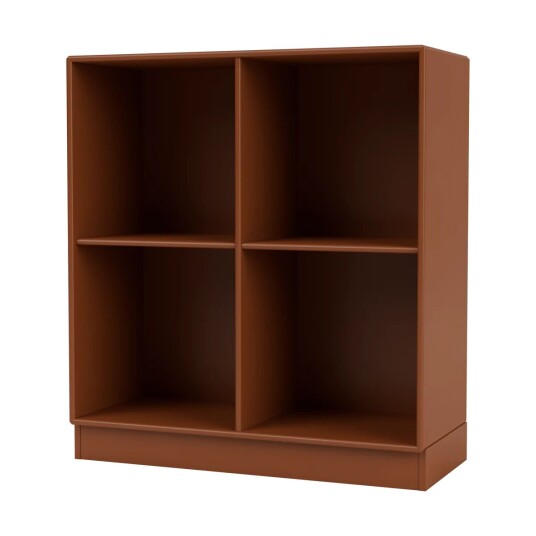 Montana SHOW hylle 69,6 x 69,6 cm, sokkel 7 cm 146 Hazelnut