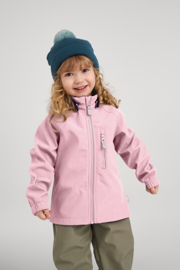 Reima Vantti Softshelljakke Grey Pink 116