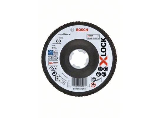 Bosch Lamellskive Best For Metal X571 2608619203 X Lock 125 mm