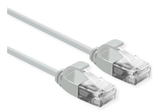 Roline 21.15.3905 2 M Cat6a U/Utp Utp Rj-45 Rj-45 Grå