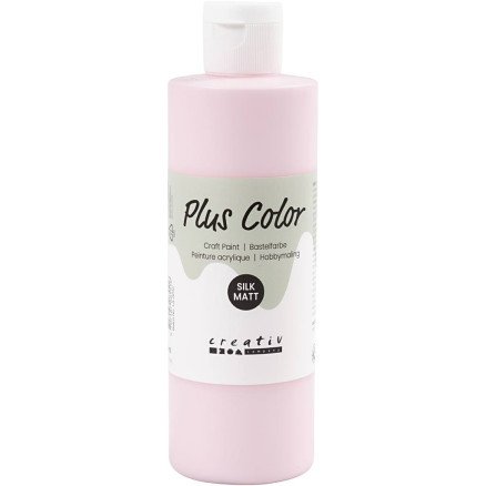 Plus Color Plus Color Hobbymaling soft pink 250 ml 1 flaske