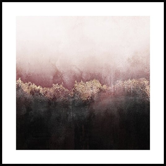 Pink Sky Poster Plakat / 40x40cm